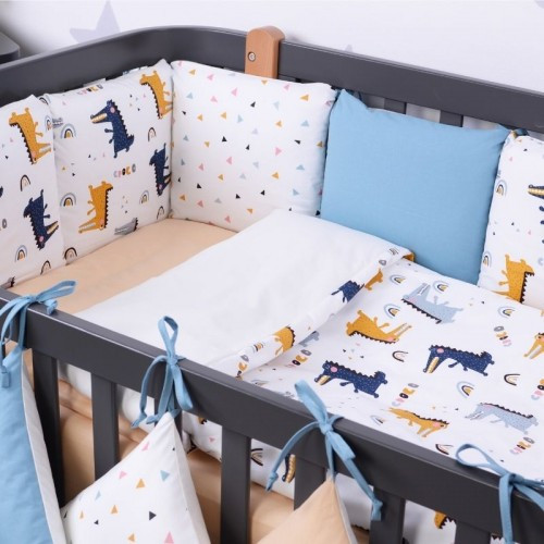 Комплект постільної білизни в ліжечко Baby Veres Croco 6 одиниць