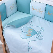 Постільна білизна в ліжечко Baby Veres Family dream 6 одиниць, фото 2