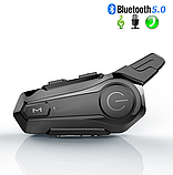 Bluetooth мотогарнітура Q Sound Moto CVC E1 інтерком 1000м, фото 2