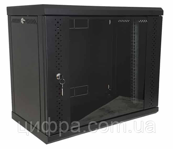 Шафа настінна 9U 600x500x503 чорна