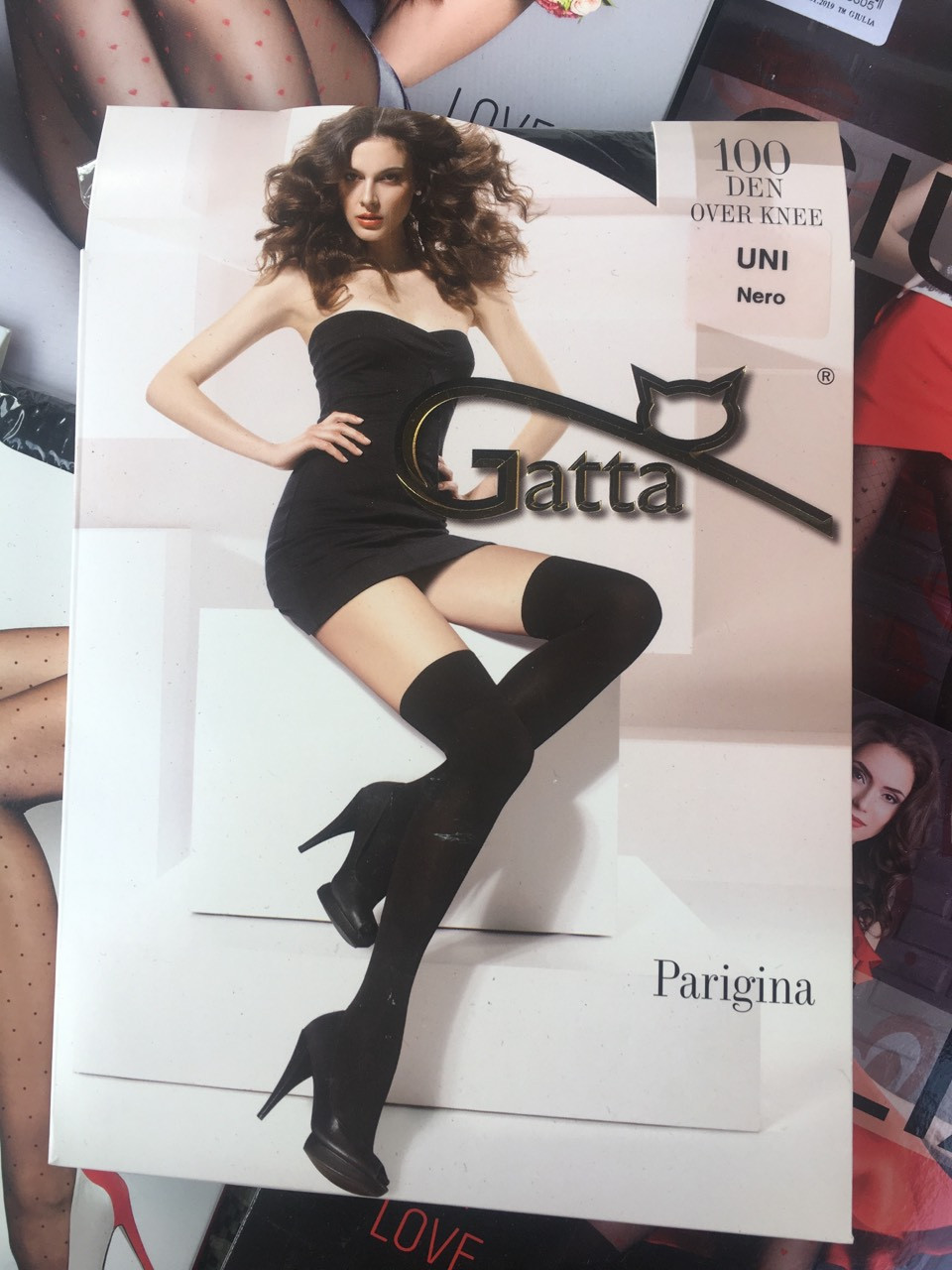 Ботфорти-заколенники Gatta Parigina,100 den