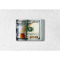 Картина на холсте Bundle of Money 90x120см SKL89-312127