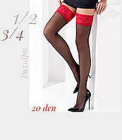 Панчохи з червоним мереживом