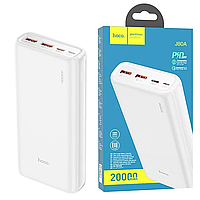 Повербанк с быстрой зарядкой 18W HOCO J80A Premium 20000 мАч 2 USB + Type-C QC3.0 PD3.0 Power Bank White