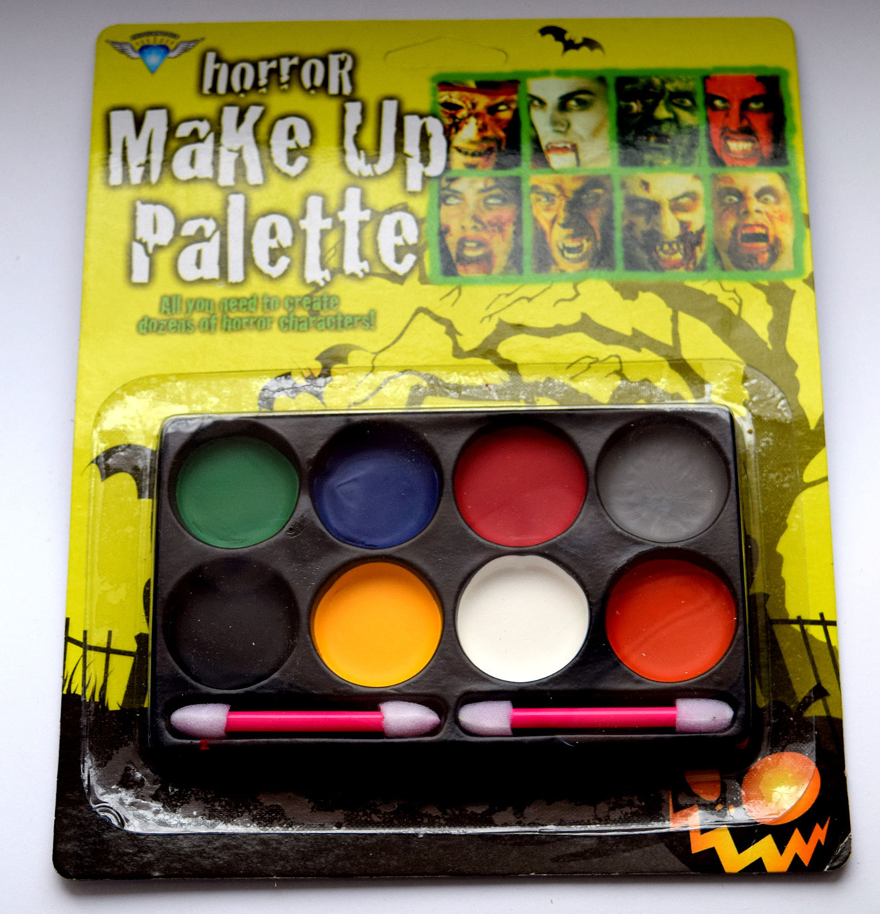 Фарба для обличчя — грим horror Make Up Palette — палітра фарб для вашого образу!