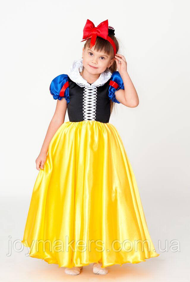 Дитячий карнавальний костюм Білосніжка на зріст 98-104 см, 110-116 см, фото 1
