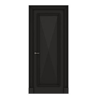 Міжкімнатні двері Casa Verdi Rombo 2 з масиву вільхи чорна