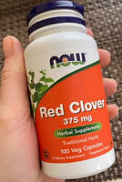 Красный клевер NOW Red Clover 375 mg 100 вегетарианских капсул