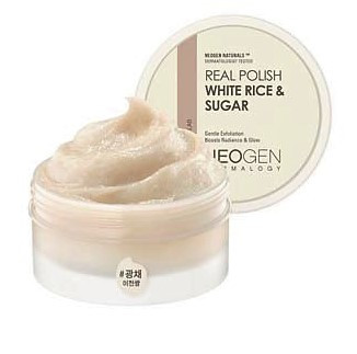 Скраб-маска з цукром і чорним рисом від Neogen Real Polish White Rice&Sugar 100 мл