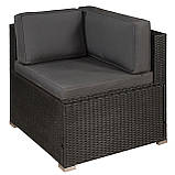 Кутовий диван плетений із ротанга для тераси!, фото 6