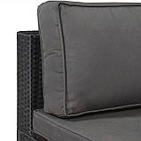 Кутовий диван плетений із ротанга для тераси!, фото 7