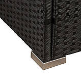 Кутовий диван плетений із ротанга для тераси!, фото 10