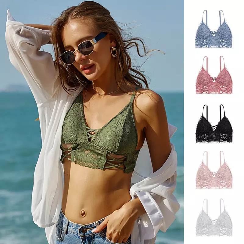 Топ - бралет мереживний з шнурівкою, FINETOO, 2-ка