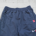 Підліткові спортивні штани 46 трикотажні розміри з манжетами темно-синій, фото 2