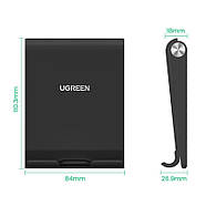 Телескопічна підставка для телефону прогумована  Ugreen Adjustable Portable Stand (чорна) LP247, фото 8