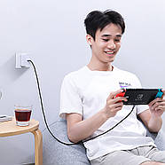 Кабель Type-C на Type-C для швидкої зарядки UGREEN US316 5A 100W QC4.0 PD2.0 2 метри (черный), фото 3