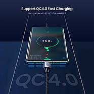 Кабель Type-C на Type-C для швидкої зарядки UGREEN US316 5A 100W QC4.0 PD2.0 2 метри (черный), фото 6