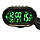 Годинник — термометр — вольтметр VST — 7009V (зелена/жовтогаряча), фото 6