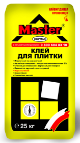 Клей для плитки Master Normal (Майстер Нормал), 25 кг., фото 1