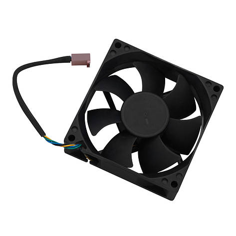 Охолоджуючий Вентилятор 80х80 C8025S12M (12 В, 0.25 A, 4 pin), квадратний кулер постійного струму для обдування, фото 3