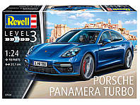 Porsche Panamera Turbo. Сборная модель спортивного автомобиля в масштабе 1/24. REVELL 07034
