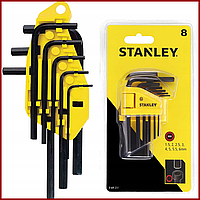 Набір шестигранних ключів 8 од. Stanley 0-69-251