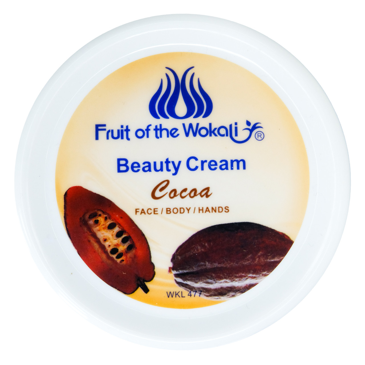 Крем для обличчя і тіла Wokali Cocoa Beauty Crem з маслом какао WKL477 200 мл, фото 1