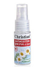 Christian Антисептик-спрей для рук з екстрактом ромашки 20ml CA-20/21 C