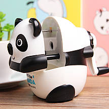 Чинка механічна Deli 0518 мікс пластик "Панда" з контейнером, Точилка дитяча, фото 2