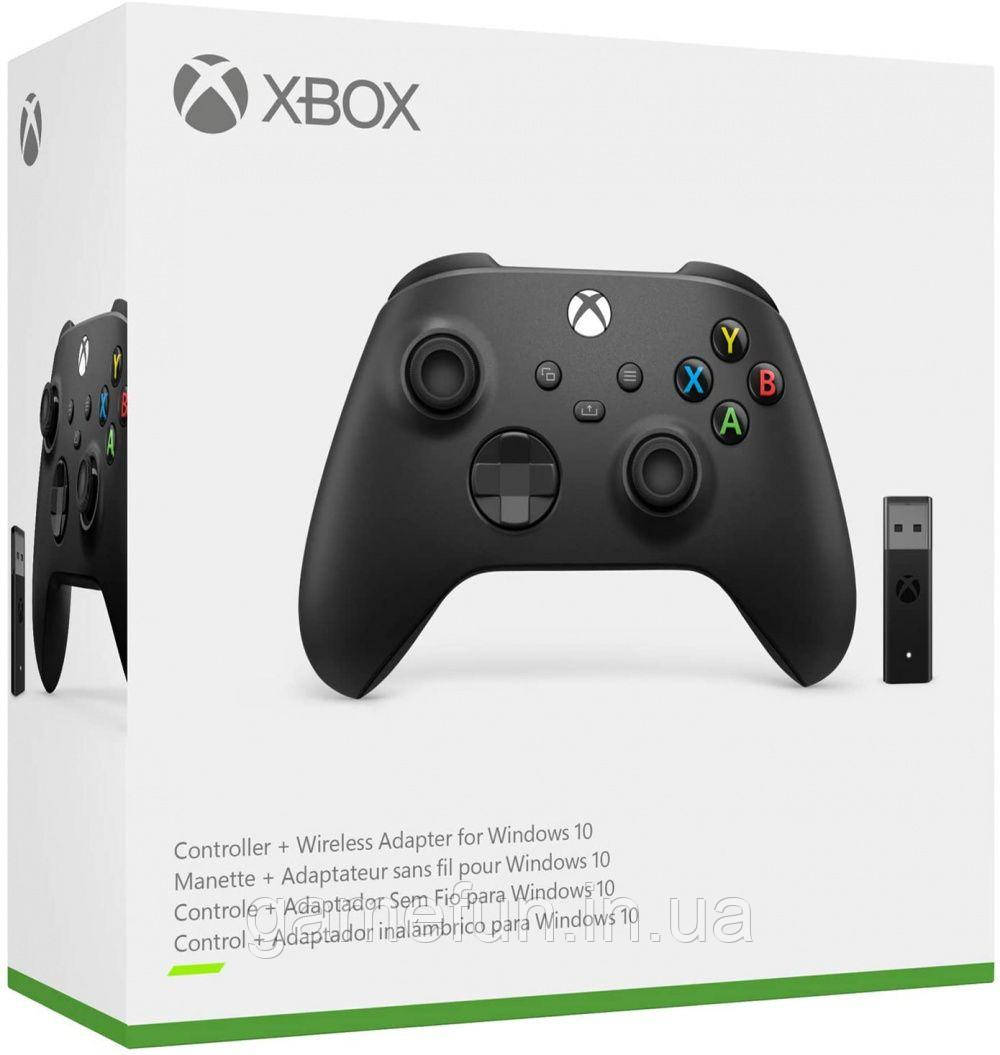 Джойстик Xbox one + адаптер для ПК секунд 10 (Оригінал)