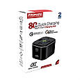 Мережевий зарядний пристрій Promate PowerCube-PD80 Вт, 2хUSB-C + 3xUSB-A Black (powercube-pd80.black), фото 6