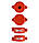 Блокіратор вентилів і засувок E-SQUARE 25мм–63,5 мм червоний (Індія), фото 6