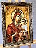 Ікона з янтаря "Скоропослушниця" Ікона з бурштину Скоропослушниця, фото 3