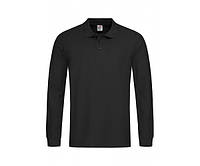 Футболка поло с длинным рукавом мужская - ST3400 - Polo Long Sleeve, S