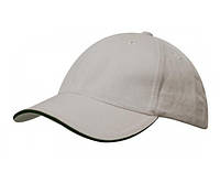 Бейсболка Brushed Cotton Cap with Trim Песочный