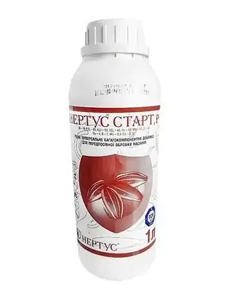 Мікродобриво і протруйник насіння Нертус Старт 1л для рослин Азот, фосфор, калій, кальцій, фото 1