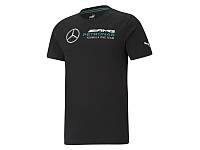 Мужская футболка Mercedes-AMG Petronas Men's T-shirt, F1, Collection 2021, Black, артикул B67997821