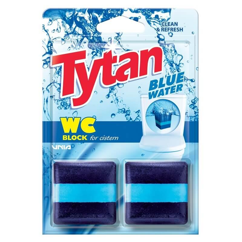 Ароматизований блок для туалету Tytan Blue Water, 50 г