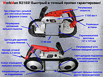 Ручна стрічкова пилка WorkMan R2103, фото 2