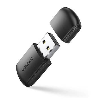 USB WiFi-адаптер UGREEN двохдіапазонний AC650 2.4/5G Mini Wireless (чорний) CM448