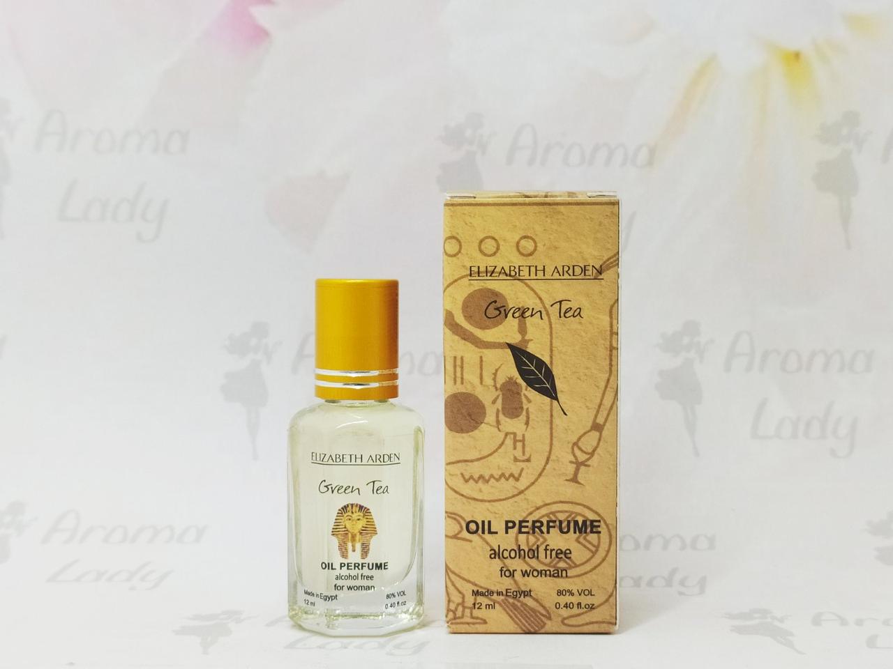 Оригінальні олійні жіночі парфуми Elizabeth Arden Green Tea (Елізабет Арден Грін Ти) 12 мл