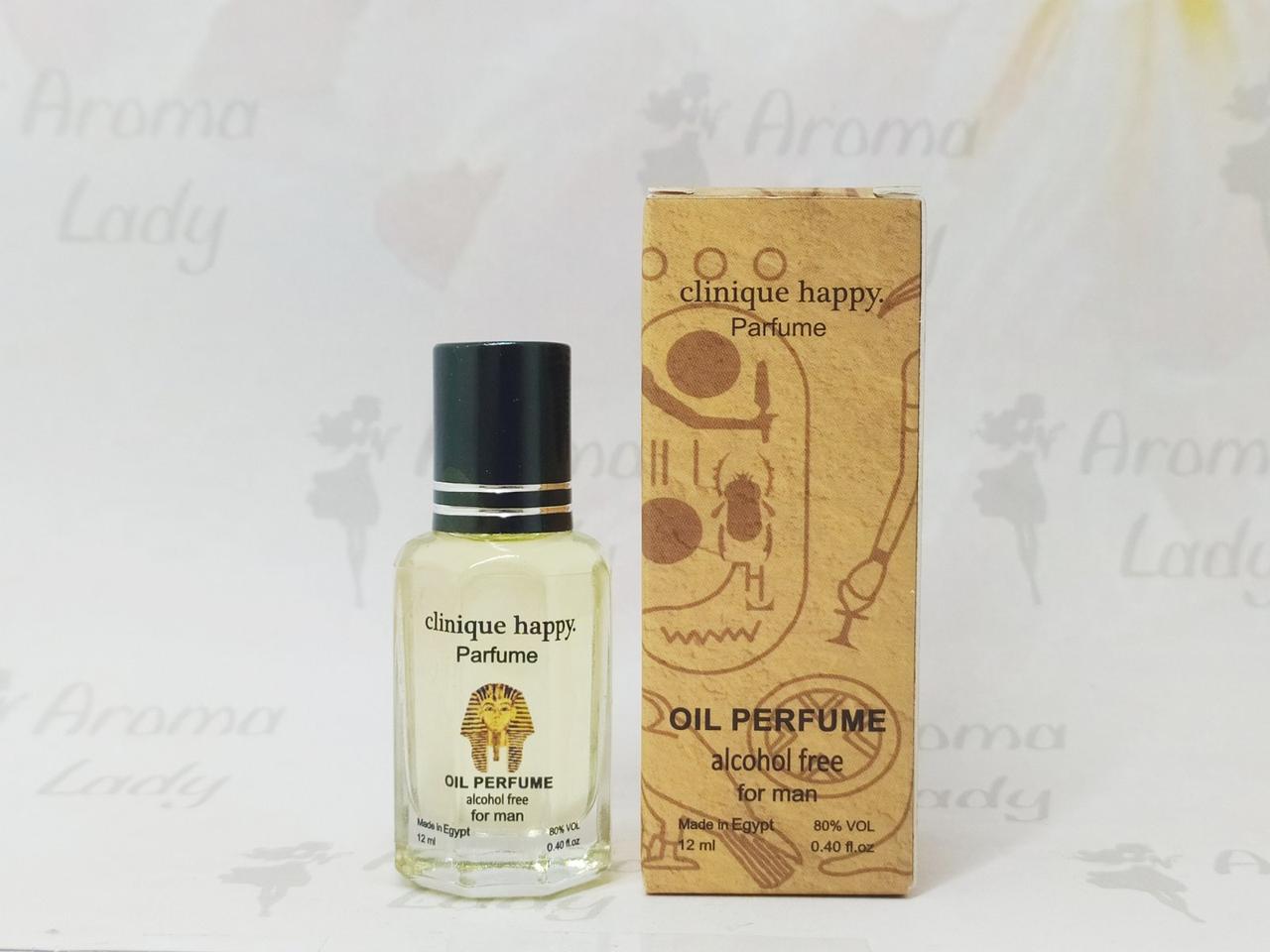 Оригінальні масляні духи чоловічі Clinique Happy For Men (Клінік Хепі Мен) 12 мл
