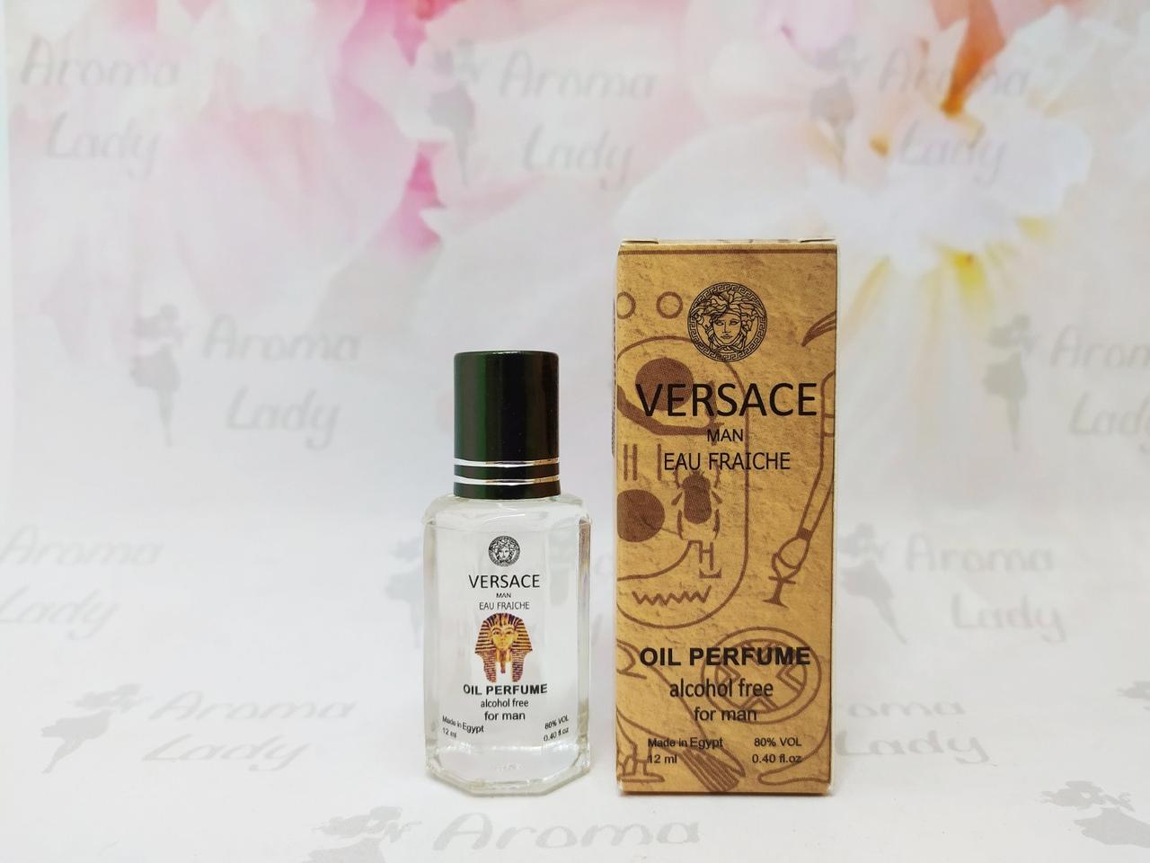 Оригінальні олійні чоловічі парфуми Versace Man Eau Fraiche (Версаче Мен Фреш) 12 мл