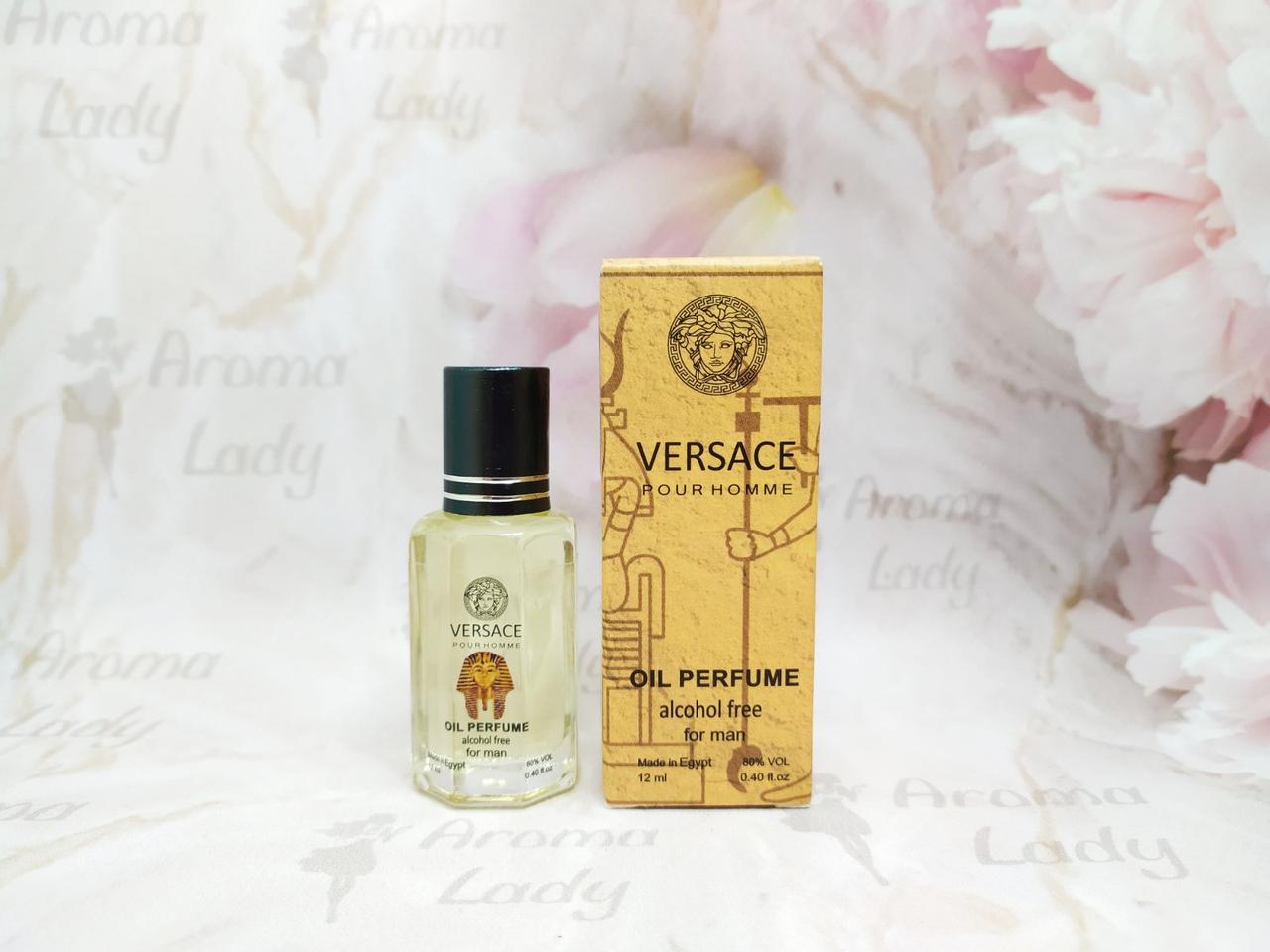 Оригінальні олійні чоловічі парфуми Versace Pour Homme (Версаче Пур Хом) 12 мл