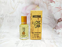 Оригінальні олійні жіночі парфуми Moschino I Love Love (Москіно Ай Лав Лав) 12 мл