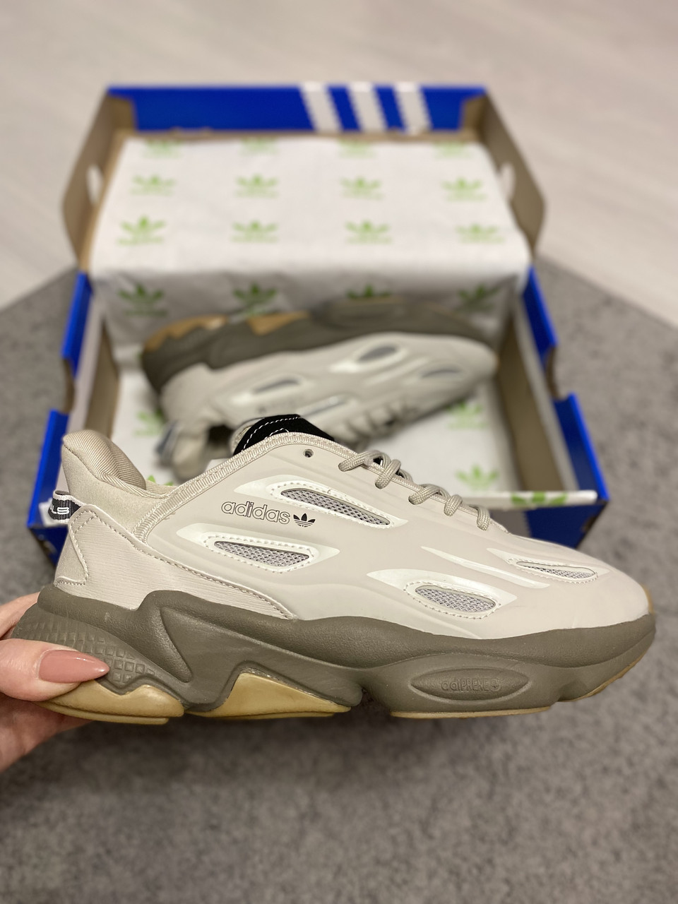 Кросівки чоловічі Adidas Ozweego Celox Grey Адідас Озвиго Целокс Сірий