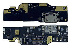 Нижня плата Xiaomi Redmi Note 6 Pro (2018) з конектором заряджання + мікрофон + компоненти Оригінал