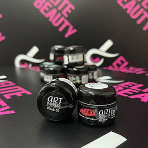Гель фарба Art Impress gel paint PNB Black, 5 мл, фото 1