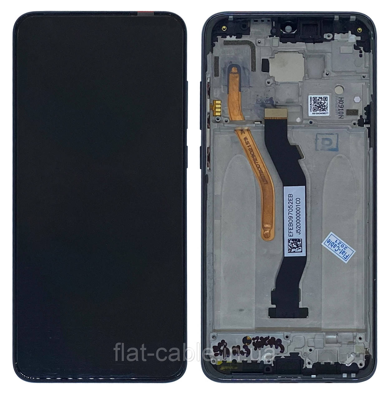 Дисплей + сенсор Xiaomi Redmi Note 8 Pro Чорний оригінал в рамці OEM