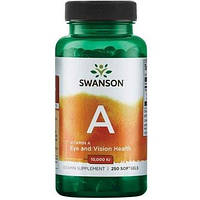 Vitamin A 10.000 Swanson, 250 капсул